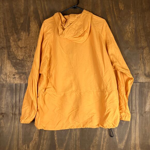 LL Bean Mens Jacket Yellow Mountain Classic Anorak Windbreaker 1/2 Zip Medium - Picture 10 of 12